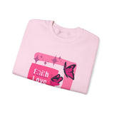 Faith, Love, Hope - Unisex Heavy Blend™ Crewneck Sweatshirt