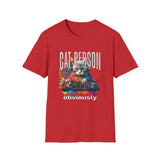 Cat Person Obviously T-Shirt — Colorful Cat Lover Graphic Tee