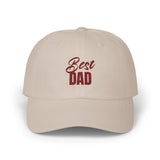 Best Dad Cap - Embroidered "Best Dad" Classic Baseball Hat for Father's Day