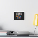 Cat Person Obviously Canvas Print — Colorful DJ Cat Wall Art