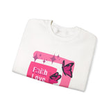Faith, Love, Hope - Unisex Heavy Blend™ Crewneck Sweatshirt