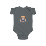 Cute Puppies Infant Bodysuit - Newborn Onesie with Adorable Dog Graphic