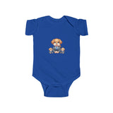 Cute Puppies Infant Bodysuit - Newborn Onesie with Adorable Dog Graphic