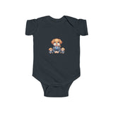 Cute Puppies Infant Bodysuit - Newborn Onesie with Adorable Dog Graphic