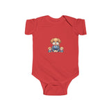 Cute Puppies Infant Bodysuit - Newborn Onesie with Adorable Dog Graphic