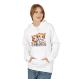 Cute Cat Family Hoodie — Colorful Kitten Crew Pullover