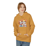 Cute Cat Family Hoodie — Colorful Kitten Crew Pullover