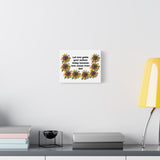 Canvas Wall Art — "Let love guide your actions today — because love comes from God" Floral Prayer Print