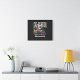 Cat Person Obviously Canvas Print — Colorful DJ Cat Wall Art