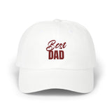 Best Dad Cap - Embroidered "Best Dad" Classic Baseball Hat for Father's Day