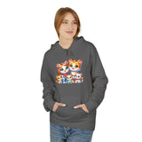 Cute Cat Family Hoodie — Colorful Kitten Crew Pullover