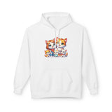Cute Cat Family Hoodie — Colorful Kitten Crew Pullover