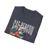 Cat Person Obviously T-Shirt — Colorful Cat Lover Graphic Tee
