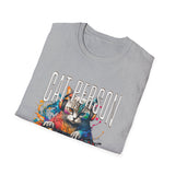 Cat Person Obviously T-Shirt — Colorful Cat Lover Graphic Tee