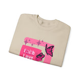 Faith, Love, Hope - Unisex Heavy Blend™ Crewneck Sweatshirt
