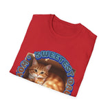 Best Mom, Sweet Daughter Cat T-Shirt — Cute Retro Ginger Kitten Graphic Tee