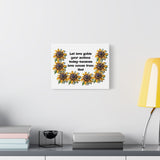 Canvas Wall Art — "Let love guide your actions today — because love comes from God" Floral Prayer Print