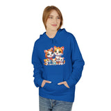 Cute Cat Family Hoodie — Colorful Kitten Crew Pullover