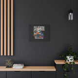 Cat Person Obviously Canvas Print — Colorful DJ Cat Wall Art