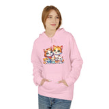 Cute Cat Family Hoodie — Colorful Kitten Crew Pullover