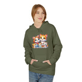 Cute Cat Family Hoodie — Colorful Kitten Crew Pullover
