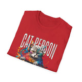 Cat Person Obviously T-Shirt — Colorful Cat Lover Graphic Tee