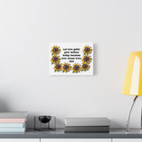 Canvas Wall Art — "Let love guide your actions today — because love comes from God" Floral Prayer Print